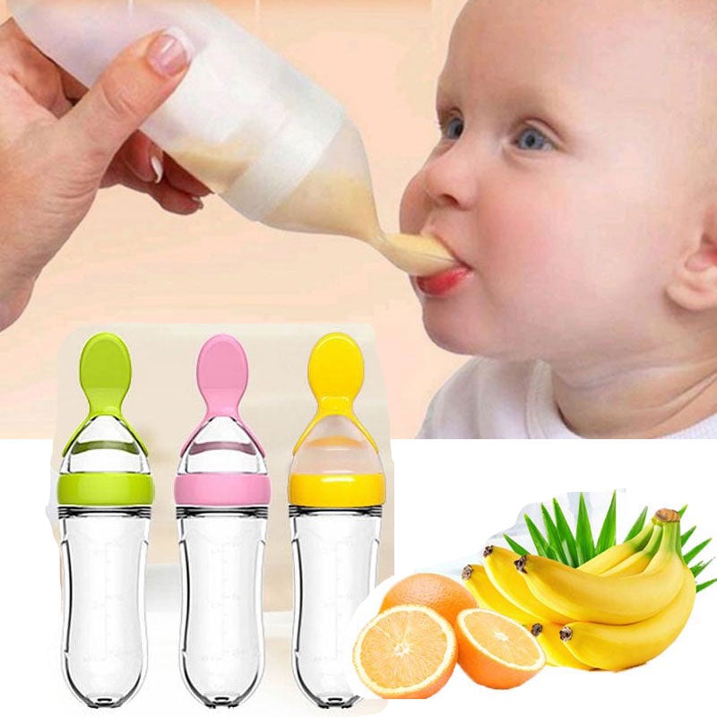 EasyBottle™ Biberon avec cuillère pour nouveau-né | Bébé